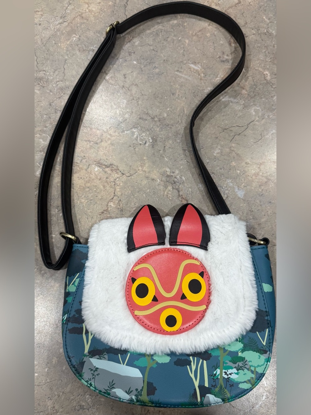 Studio Ghibli Princess Mononoke Crossbody Bag Purse